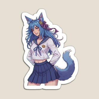 Blue Fox Waifu #1
