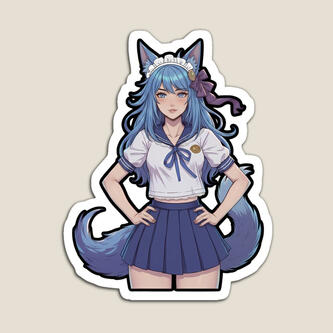 Blue Fox Waifu #4